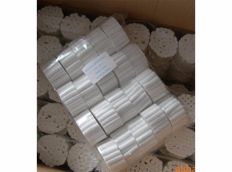 Absorbent Dental Cotton Tip Roll