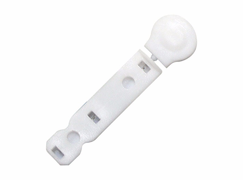 White Flat Disposable Sterile Blood Lancet