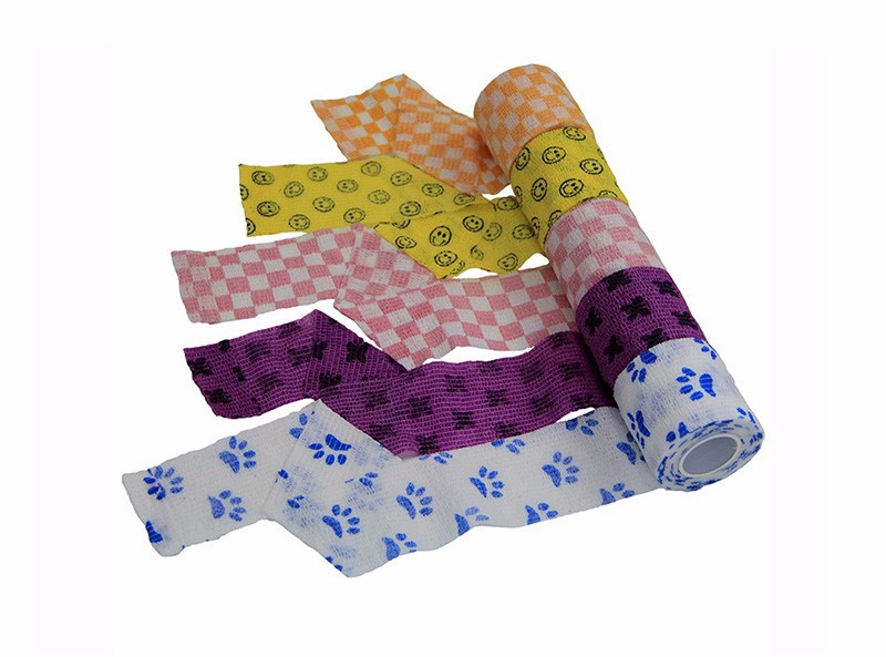 Printed Non Woven Cohesive Bandage (Different Patterns)