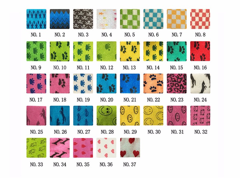 Printed Non Woven Cohesive Bandage (Different Patterns)
