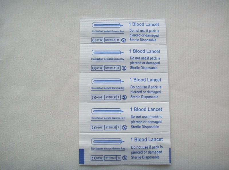 Surgical Sterile Stainless Steel Blood Lancet